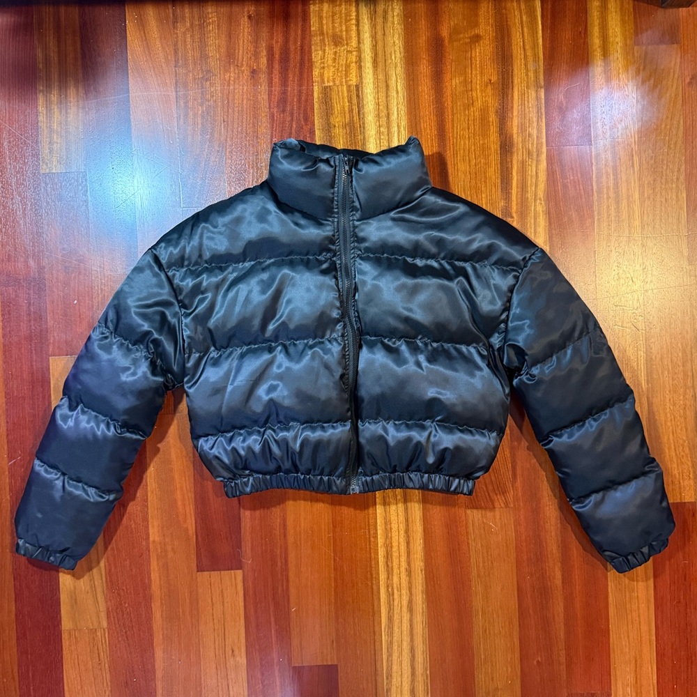 SHEIN Crop Puffer Jacket, M